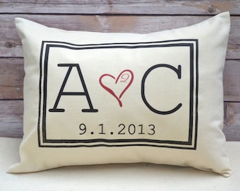 Second anniversary, 2nd anniversary gift, 40th anniversary, valentine gift, co-wedding, black monogram, cotton anniversary, trending now,