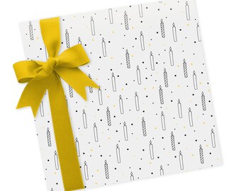 Candles - Wrapping Paper