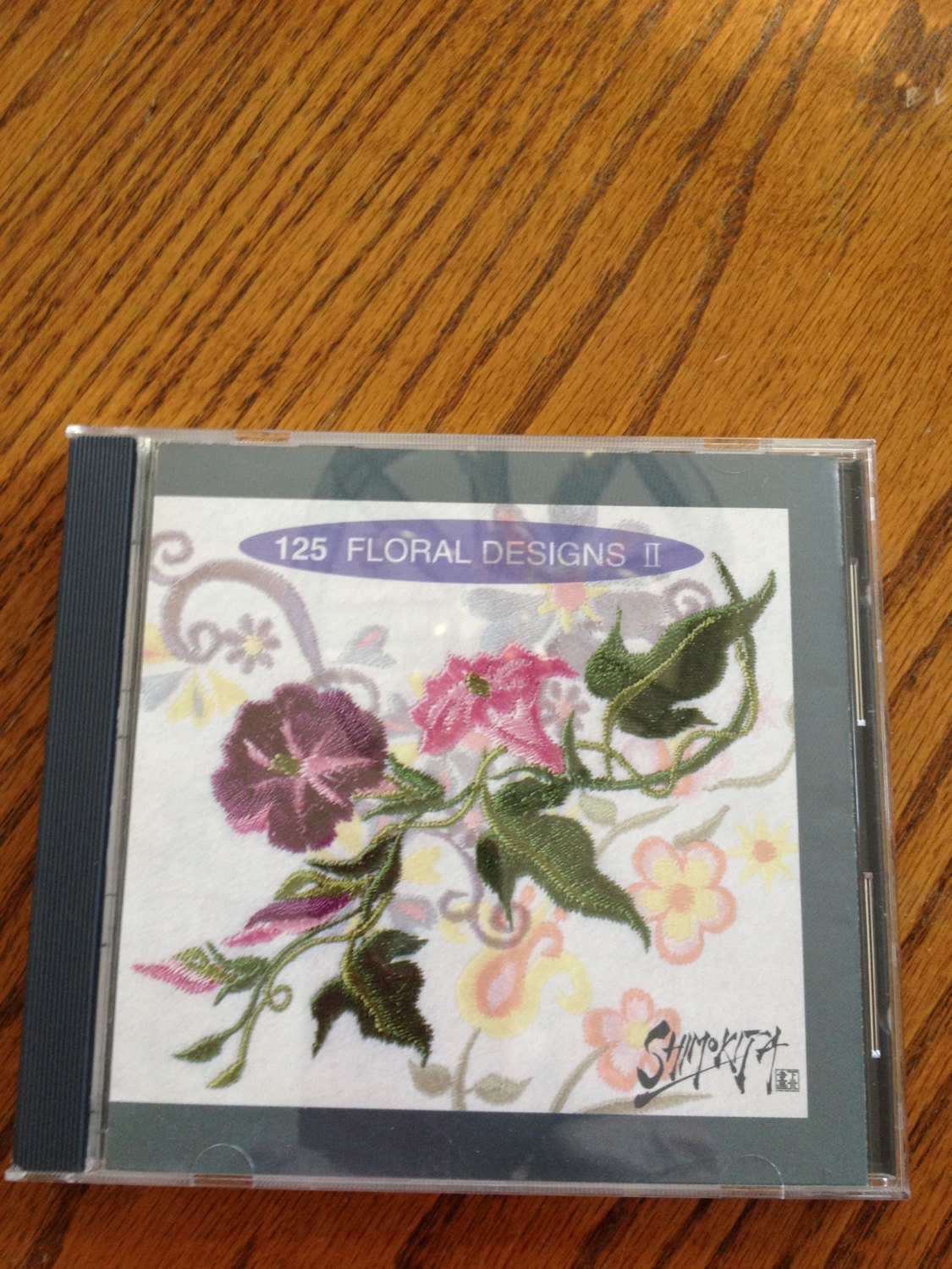 Janome Memory Card 125 Floral Designs For use in a Janome