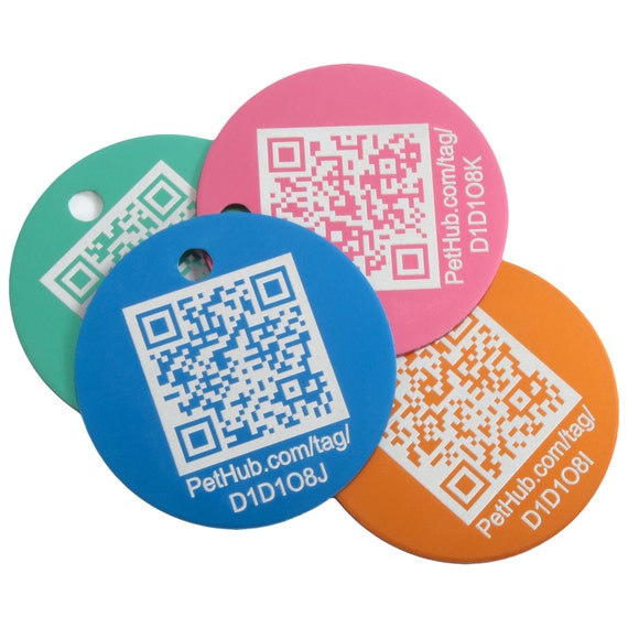 round-qr-code-dog-tag