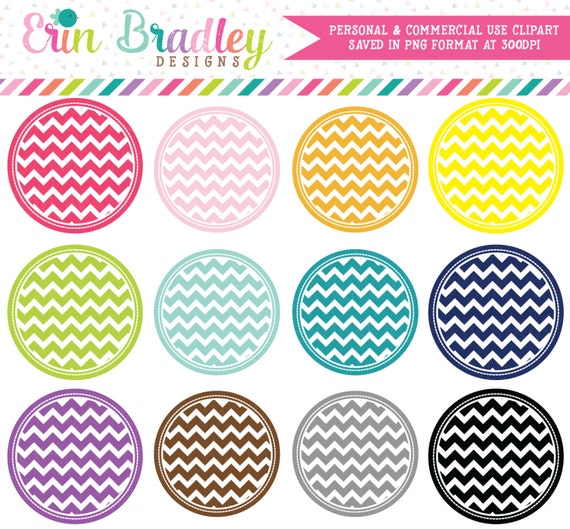 Chevron Circles Clipart Clip Art Personal & Commercial Use Il_570xn