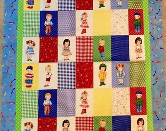 paper doll quilt kit