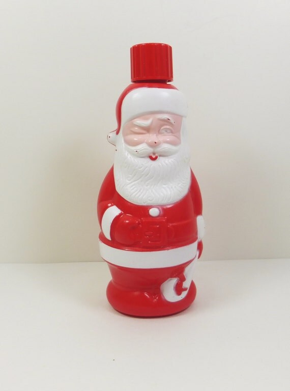 1960s Santa Soaky Bubble Bath Decanter Colgate Santa Bath