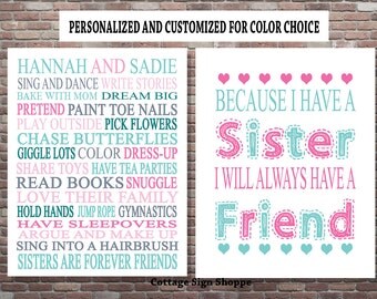 Unique little sister sign related items | Etsy