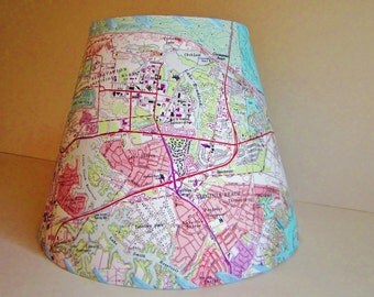 Provincetown Nautical Chart Lamp Shade by by botanicallampshades