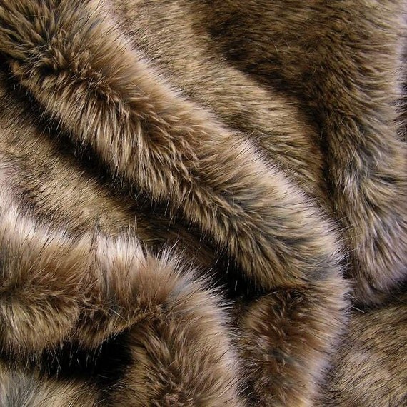 FUR SAMPLE RABBIT Fur Brown Faux Fur Luxury Faux by IncredibleCat