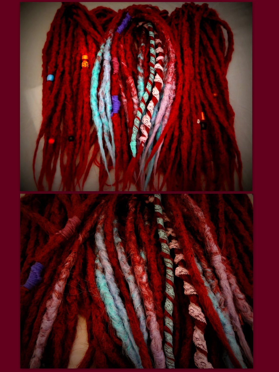 double ended dread extensions red double ended dread extensions red