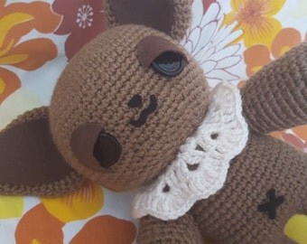 Pokemon Eevee Amigurumi Doll Pattern PDF - Instant Download
