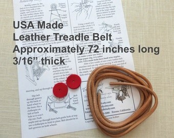 USA Made Leather Treadle Sewing Machine Belt for Foot Powered Sewing Machines