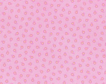 Flower Sugar Spring 2015 Pink Floral Cotton Fabric by Lecien 31132-20