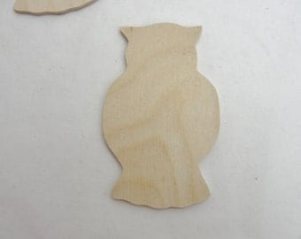 Large owl cutouts set of 4