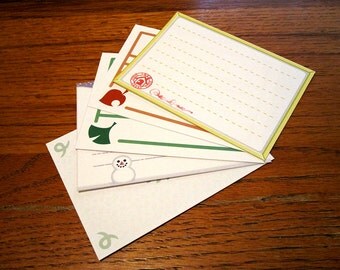 Animal Crossing Stationery Notecards - NPC Set, 10 cards per set