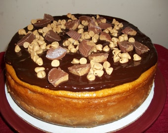 Peanut Butter Chocolate Explosion Cheesecake