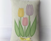 Spring Tulip pillow