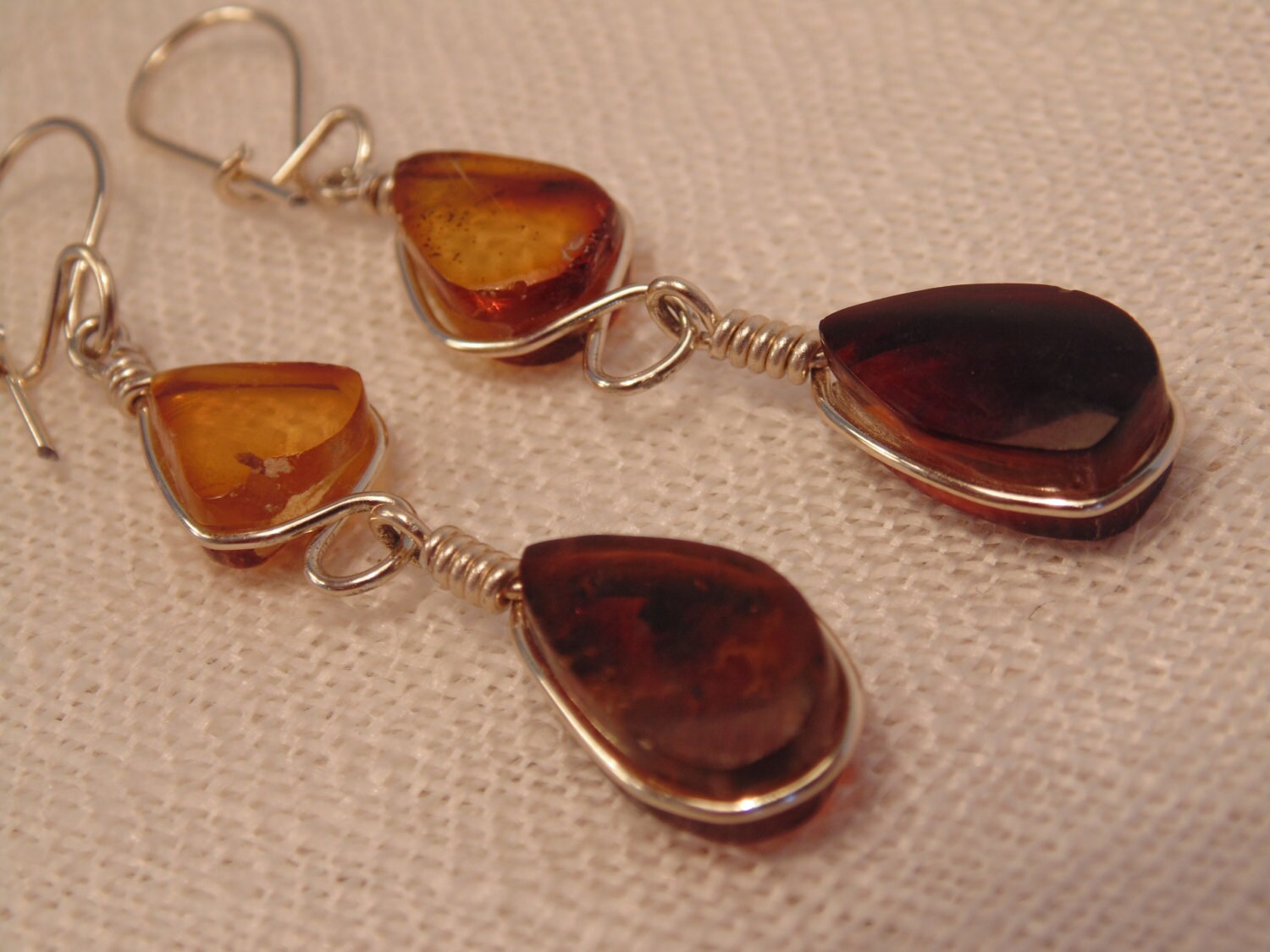 Vintage Amber Earrings Amber Jewelry Vintage Amber Vintage