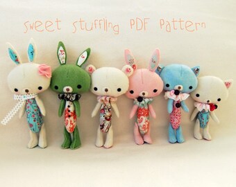 Sweet Stuffling PDF Pattern - Instant Download