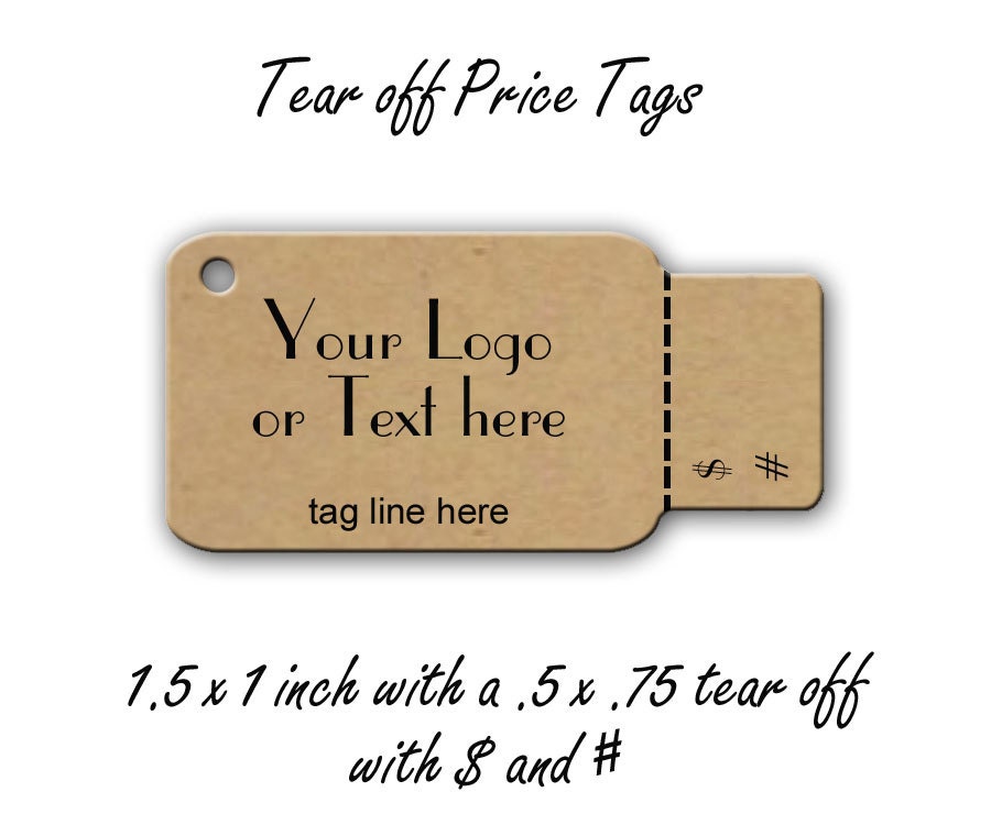 Perforated Price Tags Price Tags Jewelry Tags Product