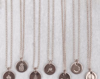 Mini Disc Necklace