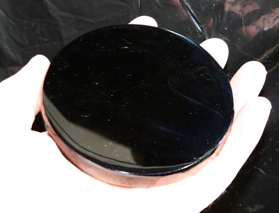 Black Obsidian Scrying Mirror