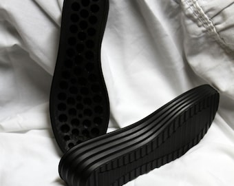 Shoe Soles - Boot Soles - Waterproof Soles - Rubber Soles - Indoor Outdoor Soles - Soles for Felted Shoes - Winter Shoe Soles