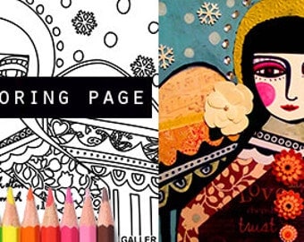 angel coloring mexican folk art book virgin of guadalupe coloring pages adult - Shih Tzu Coloring Pages angel coloring mexican folk art book virgin of guadalupe coloring pages adult - Shih Tzu Coloring Pages