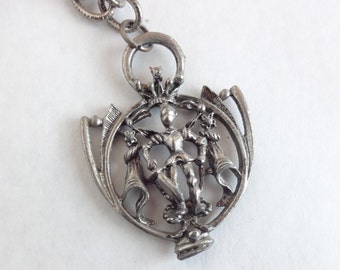 Knight in Regalia Pendant Necklace