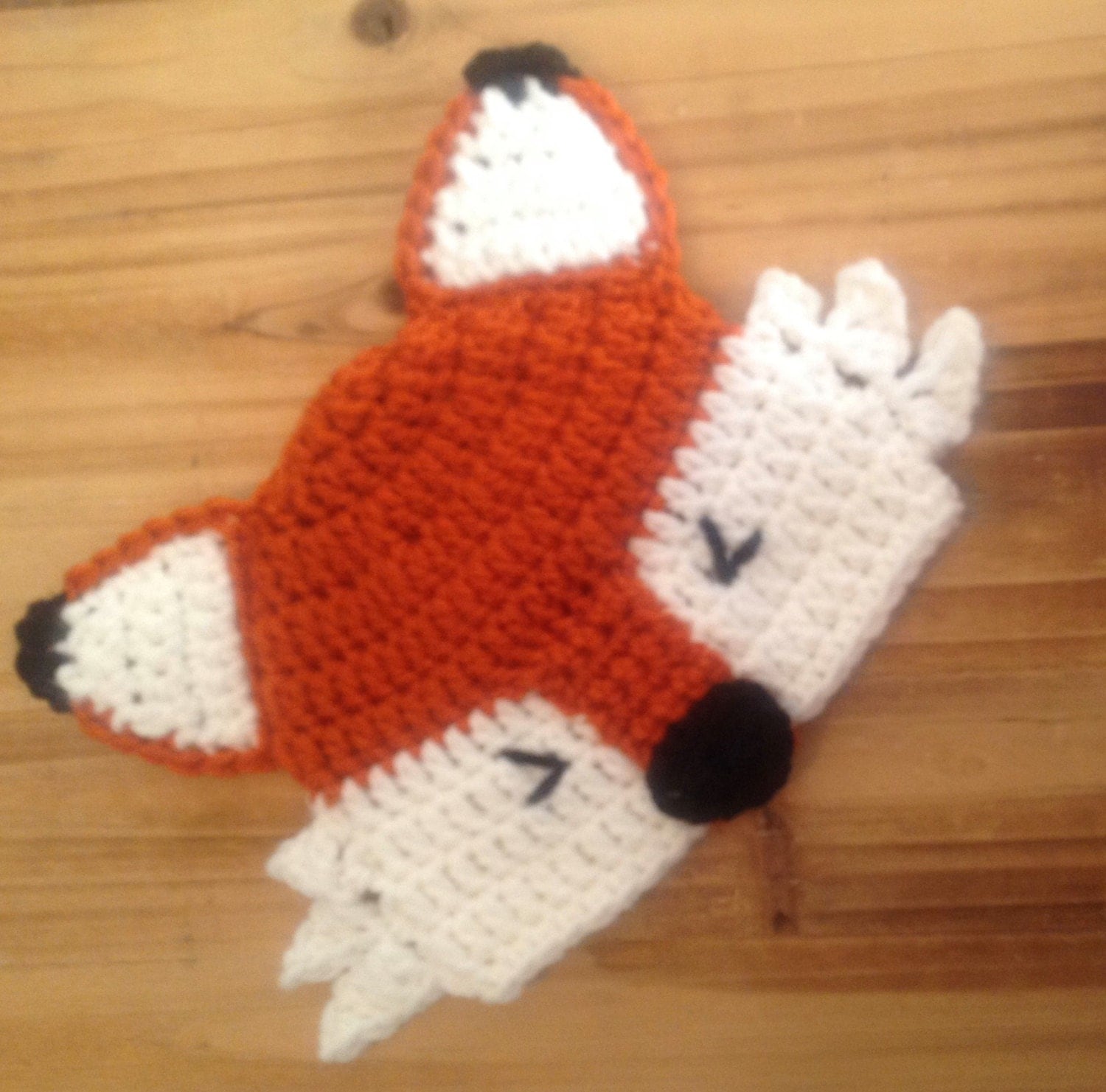 Crochet Baby Hat Fox Hat Baby Fox Hat Newborn Photo Prop