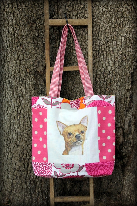 Chihuahua Bag Chihuahua Tote Dog Bag by brigidbrammerbags