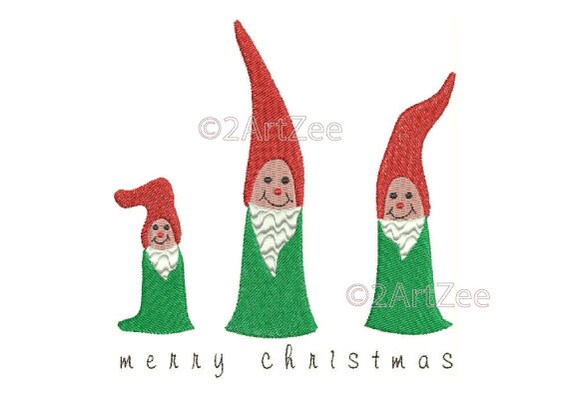 46+ Merry Christmas Gnome Embroidery