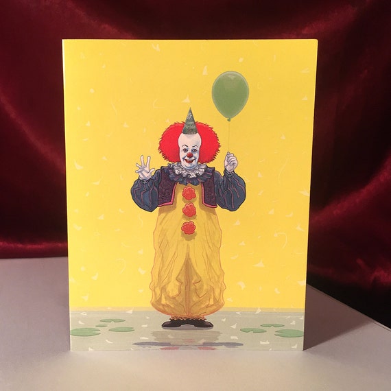 It Pennywise Birthday Card