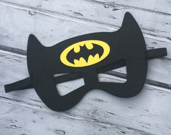 Layered Batman Felt Mask Batman Mask Superhero Mask Birthday Mask