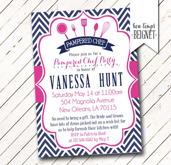 Pampered Chef Party Invitation 2