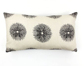 Kelly Wearstler for Lee Jofa Sea Urchin Pillow (comes in Ebony/Ivory and Teal)