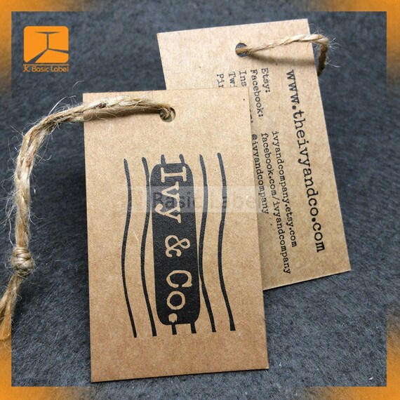 500 kraft hang tags custom brown tags brown paper hang tags