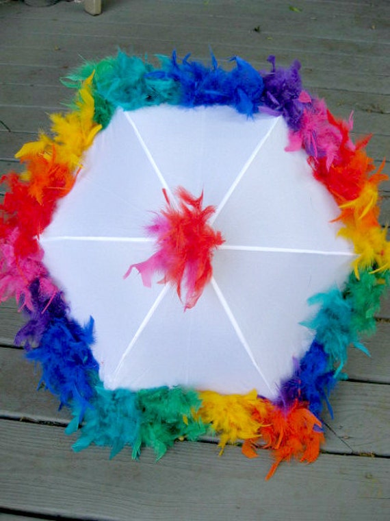 Rainbow Second Line Umbrella Festival Parasol Jazz Fest