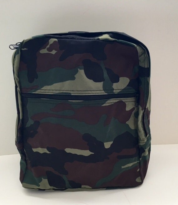 Personalized Camo Medium Backpack Boys Overnight Bag