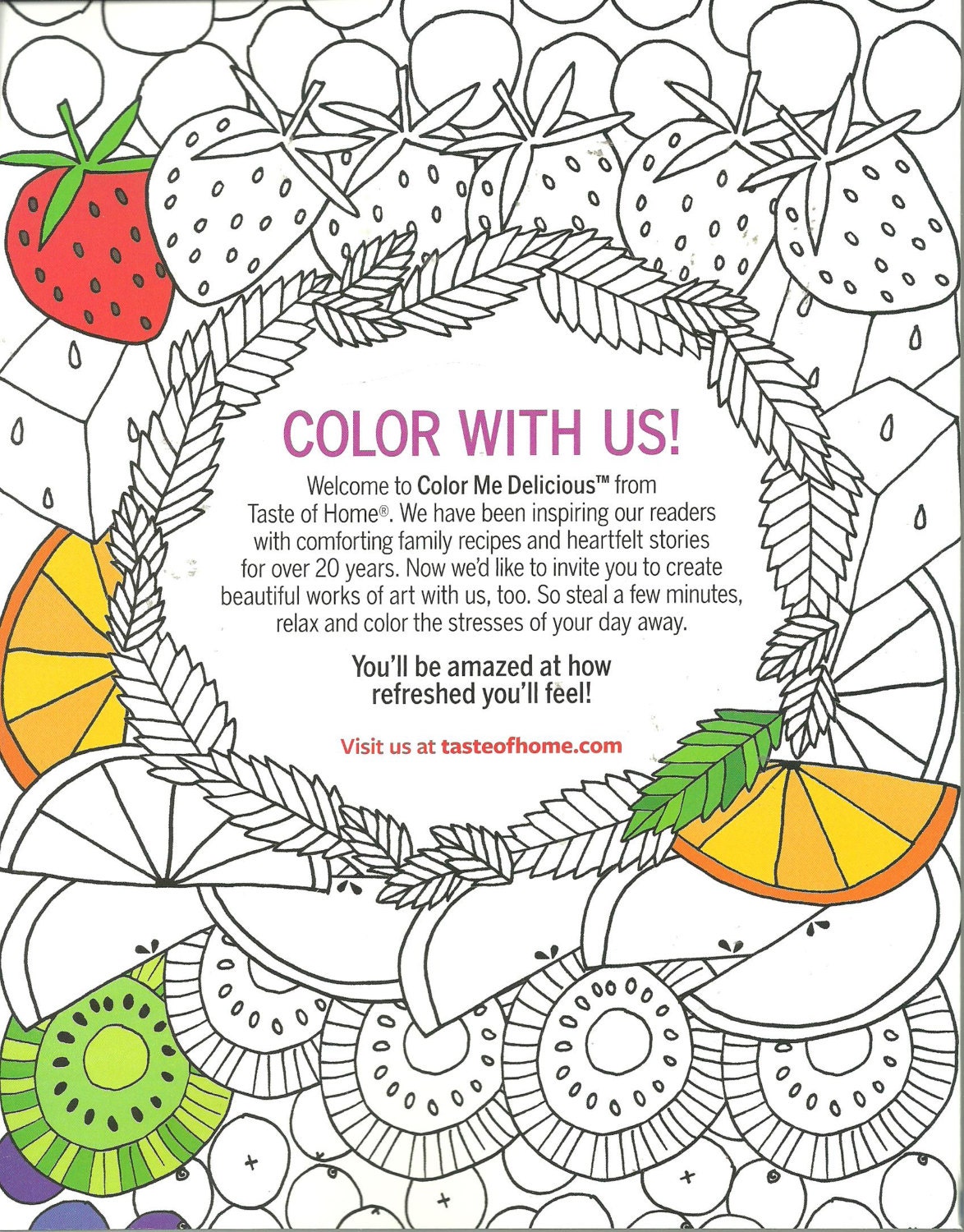 taste of home coloring pages - photo #9