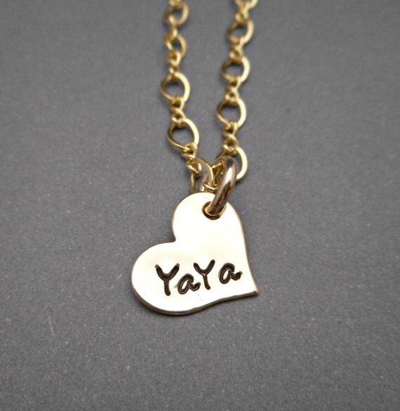 Items similar to YaYa Necklace, Personalized Jewelry, YaYa Gift, Yaya