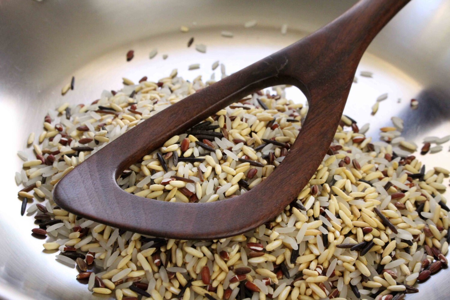 Walnut wood wooden risotto spoon stirring utensil for making