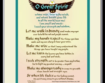 Native American Blessing Cherokee Wedding Blessing Personalized