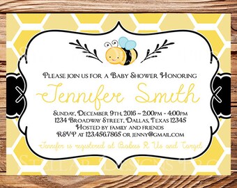 Giraffe Baby shower Invitation Boy Girl Boy Baby Shower