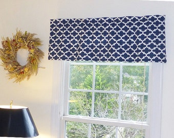 Navy Blue Window Valance Blue Window Curtains Blue Valances