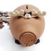 Moose Shaped Ceramic Piggy Bank - guaranteed to be amoosing!