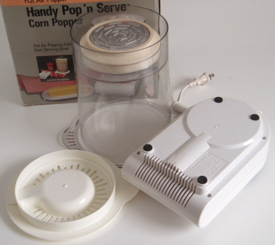 Black Decker Handy Pop N Serve Popcorn Popper Used