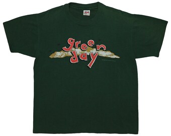 Green Day Shirt Vintage tshirt 1994 Dookie tee Billy Joe Armstrong band punk rock 1990s Original