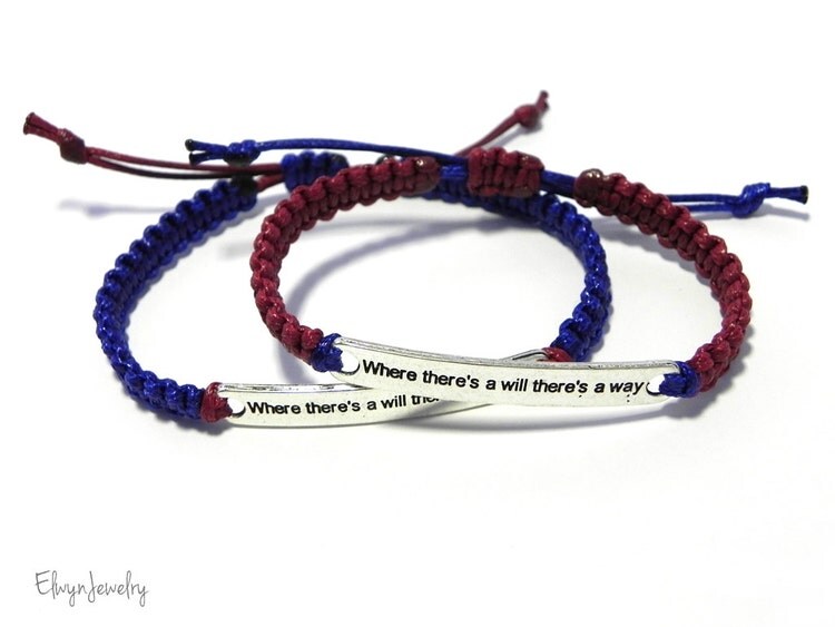 Friendship Bracelets Long Distance Relationship by ElwynJewelry