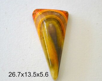 Bumblebee jasper cabochon 26.7 x 13.5 x 5.6