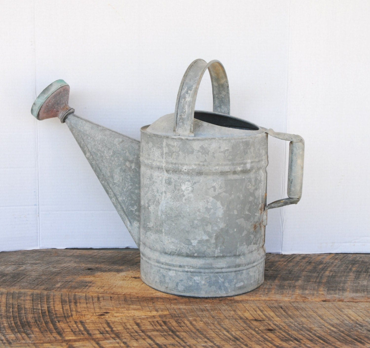 Vintage Galvanized Watering Can 12 Quart