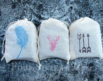 Boho Chic, Baby Shower Favors, Boho Chic Favors, Boho Chic Baby Shower, Boho Tribal Favors, Boho Woodland Favors, Feather Favors, Arrow
