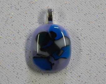 Fused Glass Pendant, Fused Glass Necklace, Fused Glass Jewelry, Pendant